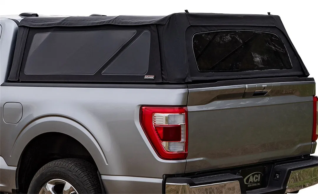 J1010019 – ACCESS Truck Cap, One Piece Design With Removable Tinted Side Windows/ Clear Rear Window Collapsible Weath...